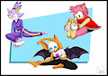 Sonic Girls' Olympic Stretching by SplashyD