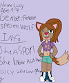 lucy the wolf by isidoragames25