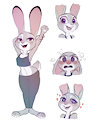 Judy sketches by krayboost