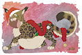 Cat Christmas! - art by Pyttis by Feligris