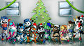 Christmas Group Photo By: Furrychrome