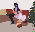 My xmas with my panda love by Soulfire