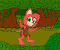 Amy Rose of the jungle 1