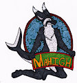 Stained Glass Style Fullbody Badge: Mahigh