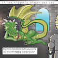 the gayest dragon by Myryonspoof