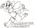 COM: Con-Badge - Summerotter Soda Fairy [INK]