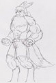 Special Eevee uses Bulk Up/Strength (Anthro)