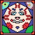 Day and Night lion Pixel