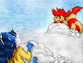 Snow Ball fight! by FuzzyTube