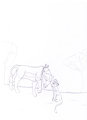 Sketch : Kion and Styli by redwolf2008