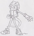 Sonic Char. Ready For Action