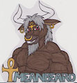 REQ: Con-Badge MeanBeard (Color)