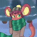 Scarf Mouse by Crackers
