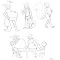 January sketches by Saphiros