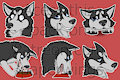 Husky Telegram Sticker Pack (2)