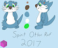 (C) Spirit Otter Ref Sheet by GCtheTreecko