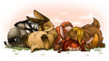 Bloated Bunnies by trezhurisland