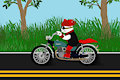 OliverOshawott on a Motorcycle