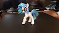 my second Vinyl Scratch figure with short tail by SashaOtter