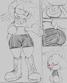 Sonic Sketches: Workout Invite by Denizen1414
