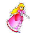 Princess Peach sticker