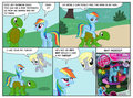 MLP Comix 16: KT gives Rainbow Dash a ride