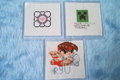 Cross stitch coasters