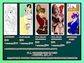 New commission listing & prices