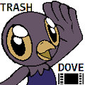 My comedic "Trash Dove"