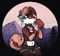 Hot Fudge Husky - With Background by hotfudgehusky