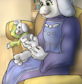 Asriel's Tickle Time by ShotaPawp