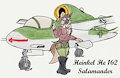 Martial Pinups: Heinkel He 162 Salamander