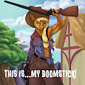 Commission: Applejack’s Boomstick!
