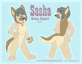 Sasha ref sheet (commission) by SashaShepherd