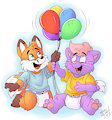 Balloon Fun with Landis and Kenny by Landis