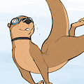 Otter Swimmer by Zaush