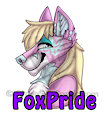 Fox Pride Sticker design