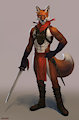 Valfin, Bandit Fox by chunie