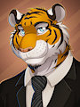 Suit Tiger - Commission for Lupestiger