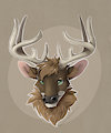 [Comm] Deer by Xywolf