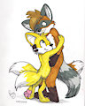 foxie hugs