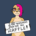 Bonnie & CO: 200 Watchers free for all art raffle! (Closed! WInner picked) by BonnieandCo