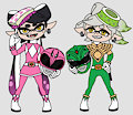 Mighty Morphin Squid Sisters