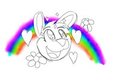 Cute Rainbows (doodle)