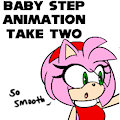 Baby Steps Animation - Amy can MOVE Smoothly by Sandunky