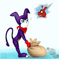 Impmon and the Bread Bag