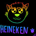 Rainbow Neon Doodle - Heineken