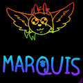 Rainbow Neon Doodle - Marquis