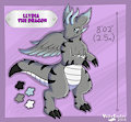Llydia - The Fluff Dragon - by Valtykeaton by Darkflamewolf