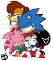 Sonic test doodle by KingRaam